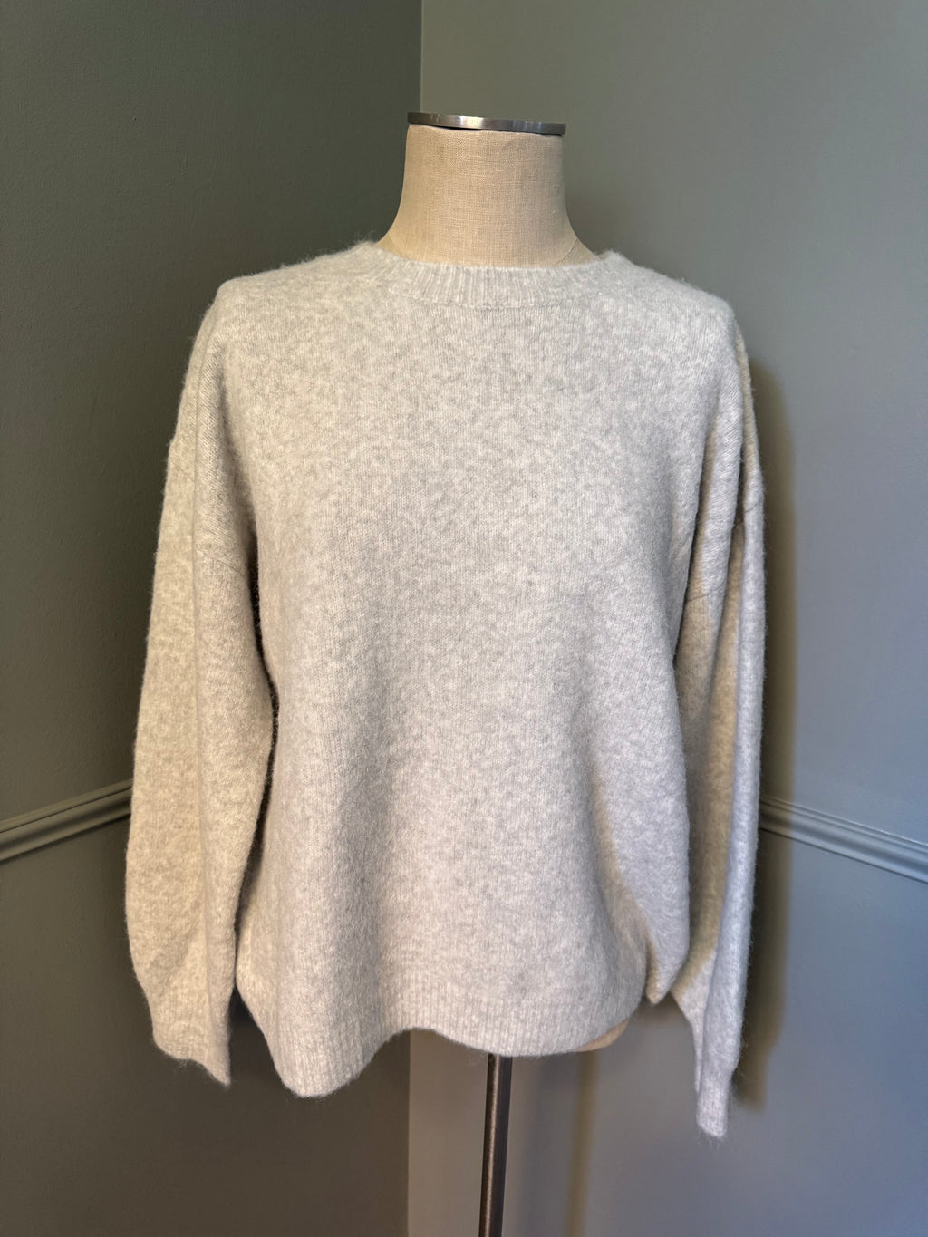 She’s the Gift Grey Soft Bow Back Sweater