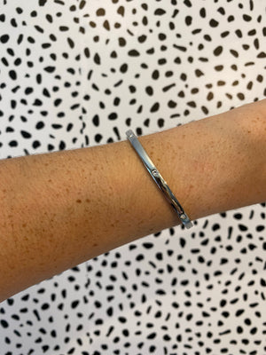 Inlay CZ Bangle