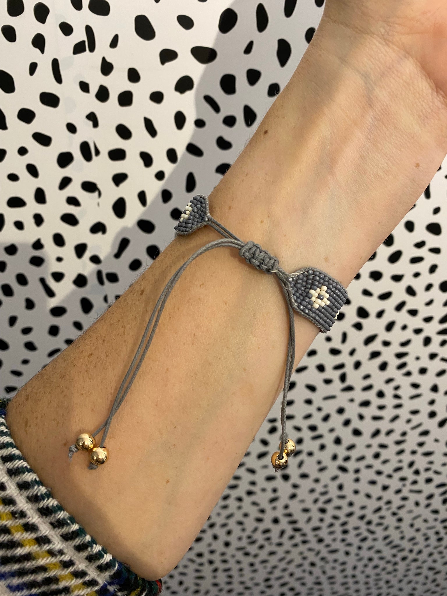 Handed Beaded Mama Bracelet