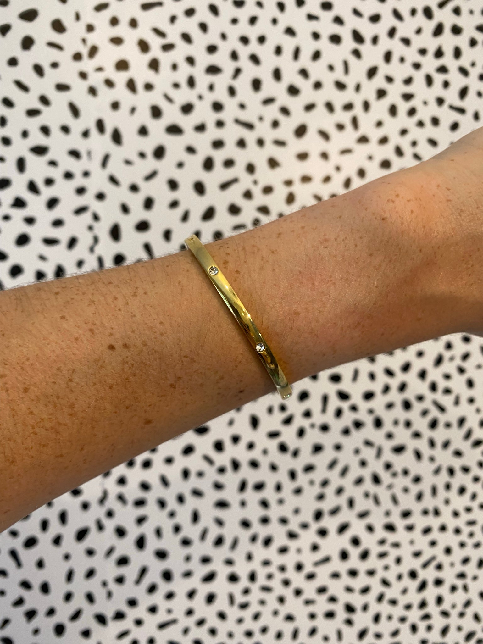 Inlay CZ Bangle